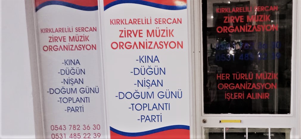 Kırklarelili Sercan Zirve Müzik Organizasyon