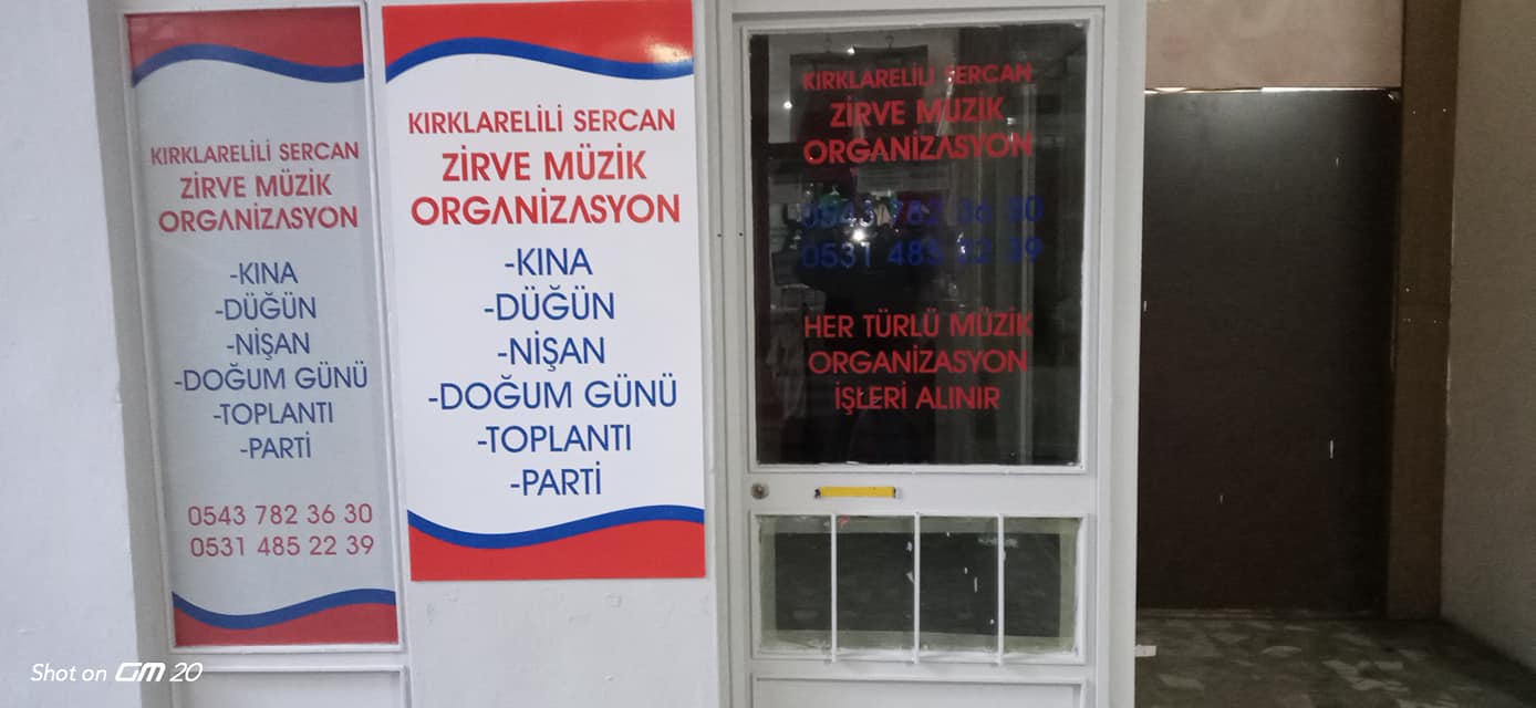 Kırklarelili Sercan Zirve Müzik Organizasyon